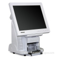 White Touch Screen POS System with Thermal Receipt Printer